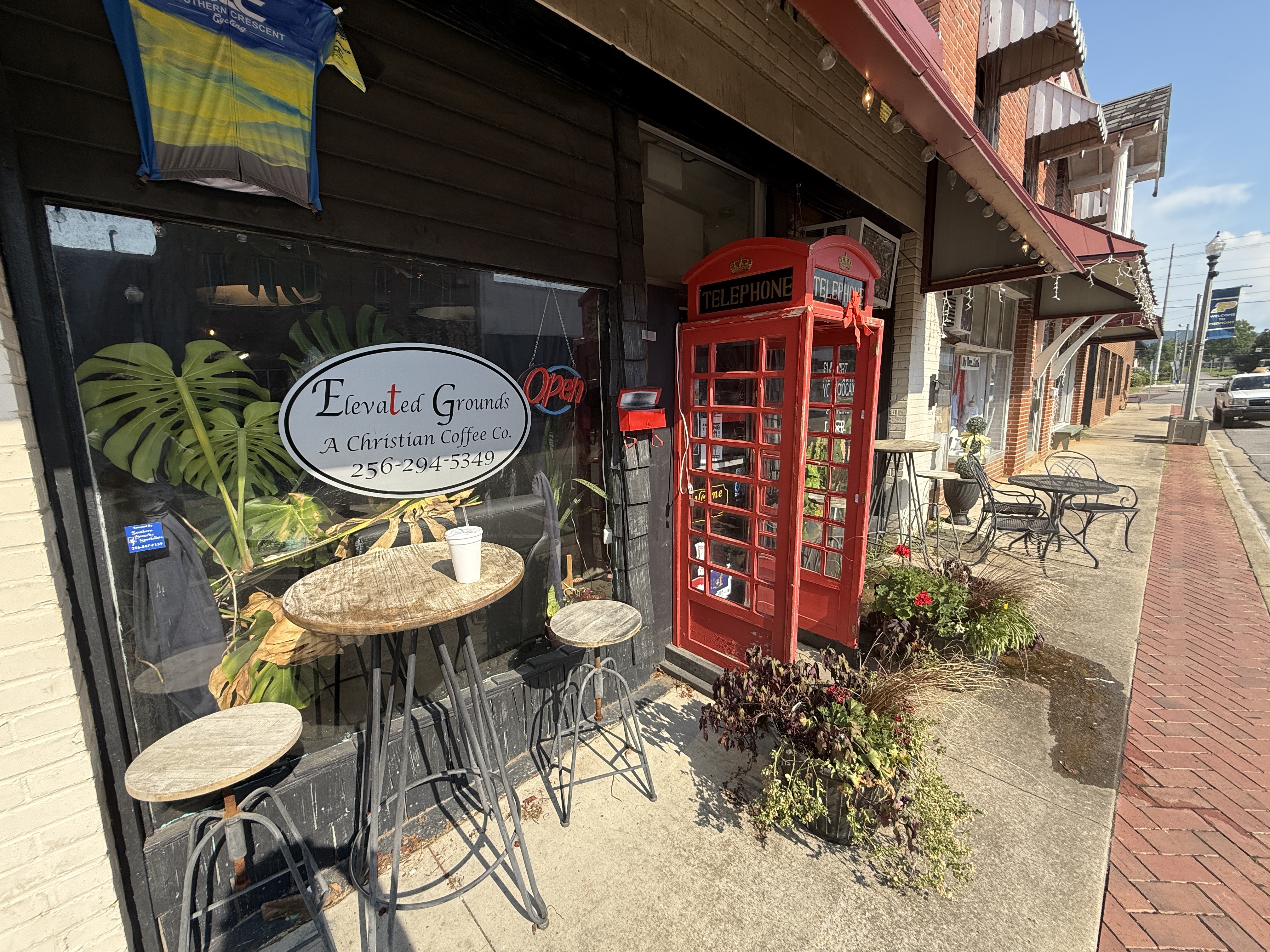 Elevated Grounds Coffee Shop in Piedmont, Alabama