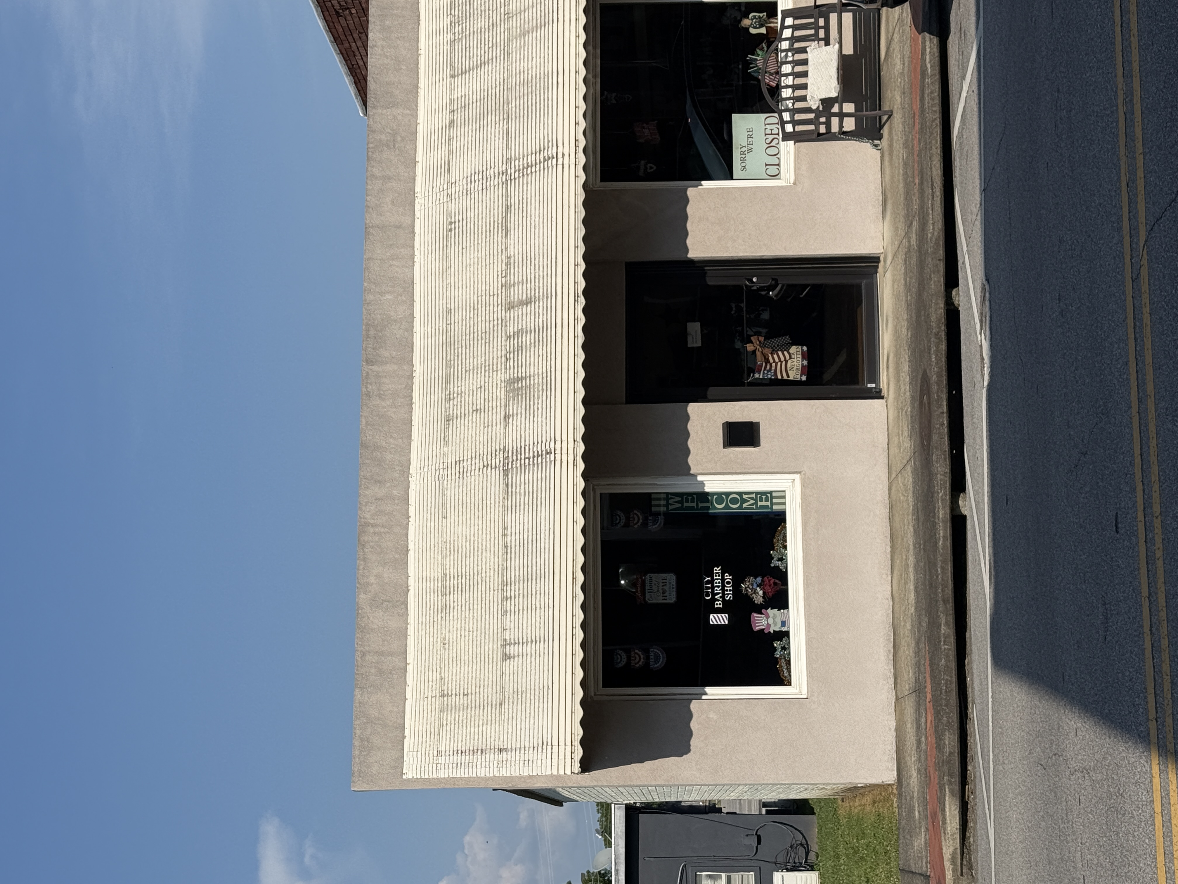 Pope's City Barber Shop in Piedmont, Alabama
